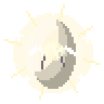 A pixel-art egg: the exclusive starter pet, still a surprise